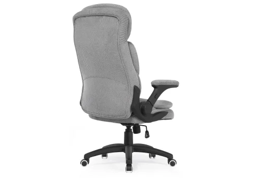 Компьютерное кресло Kolum серое 11678 Woodville, серый/ткань, ножки/пластик/чёрный, размеры - *1310***710*860 фото 5